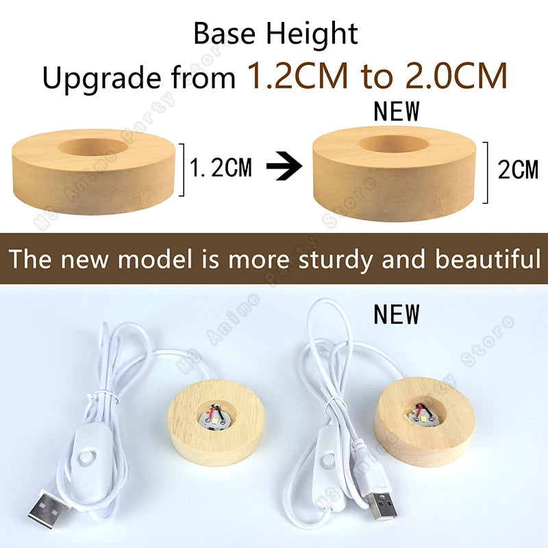 Magiczna Lampka Nocna – Kryształowa Kula 3D